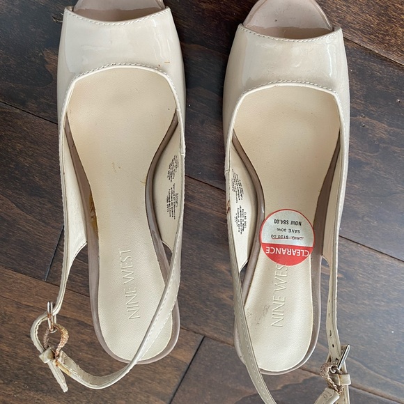 Nude platform slingbacks - Picture 2 of 2